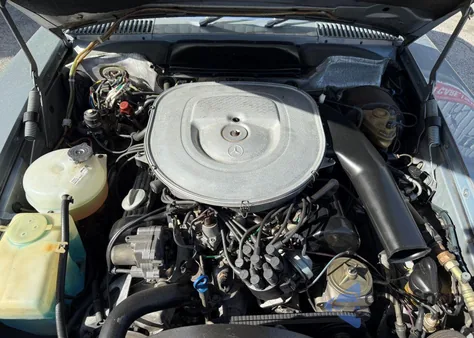 1981 Mercedes-Benz 380 Sl from USA, damaged, VIN WDBBA45A0BB007602